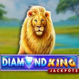 Jackpots logo of Diamond King Jackpots from SpinPlay Games at Wolf Casino