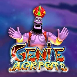Genie Jackpots game by Blueprint Gaming – logo hosted on Wolf Casino