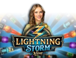 Lightning Storm logo by Evolution at Wolf Casino