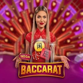 Mega Baccarat slot visual from Pragmatic Play available on wolfscasino.de