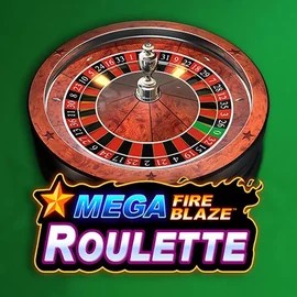 Mega Fire Blaze Roulette online game logo by Playtech on wolfscasino.de