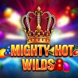 Slots logo of Mighty Hot Wilds from Inspired Gaming at Wolf Casino