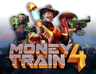 Money Train 4 slot visual from Relax Gaming available on wolfscasino.de