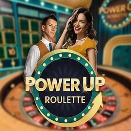 PowerUP Roulette online game logo by Pragmatic Play on wolfscasino.de